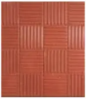 Плитка тротуарная ПАРКЕТ 300х300х30 вибролитая красная, , шт в интернет-магазине Патент24.рф